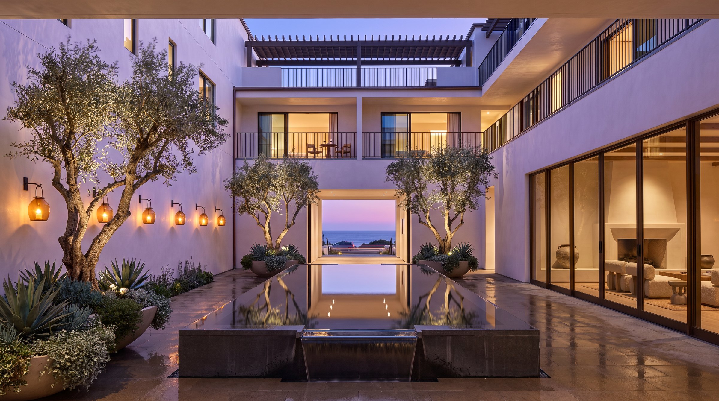 The courtyard — conceptual rendering